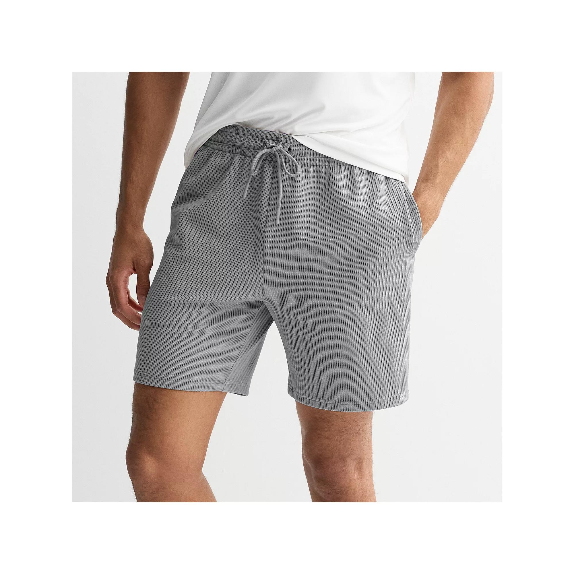 Men's Tek Gear® 7 in. Performance Waffle Weave Shorts, Size: XL, Silver Spring Product Image