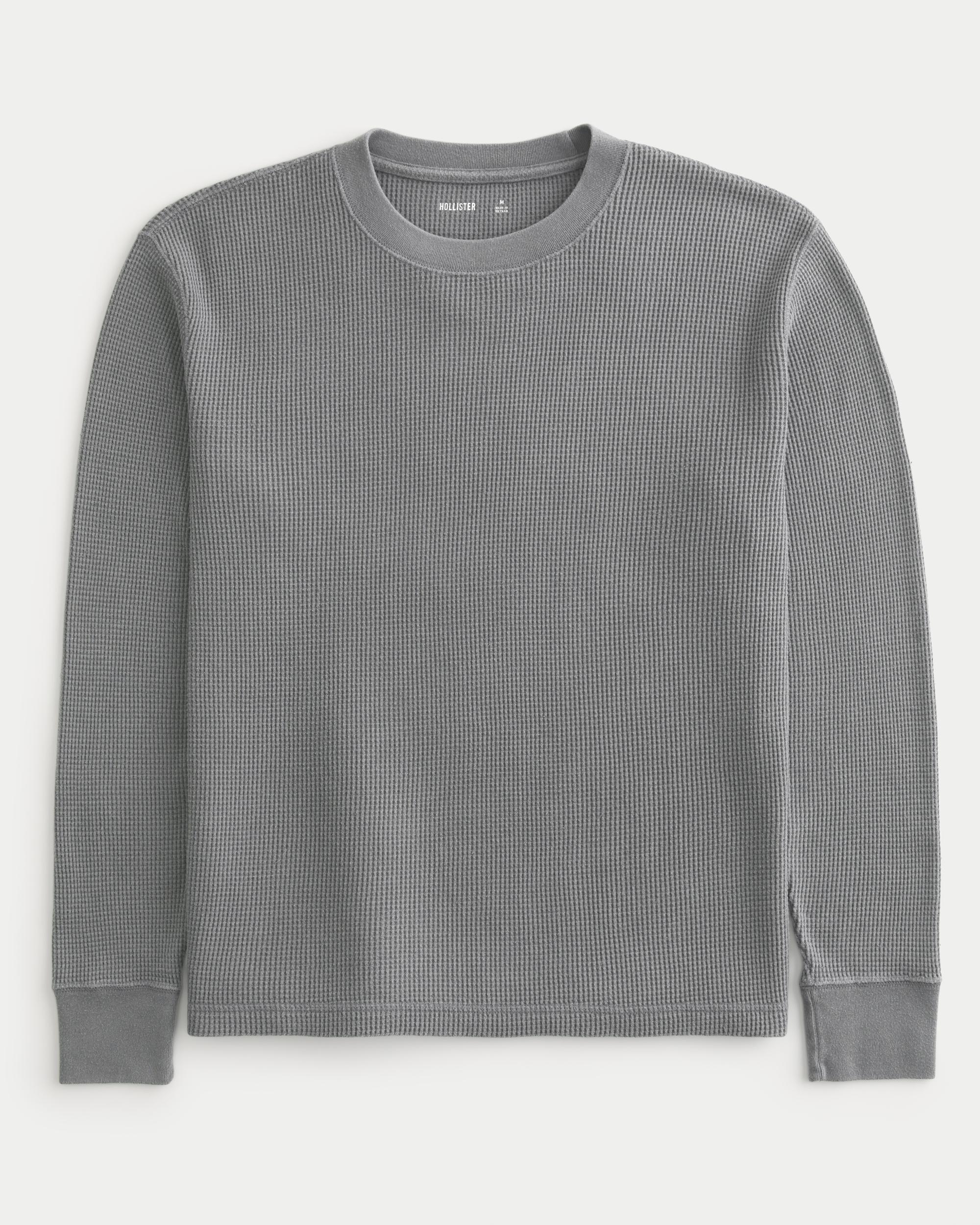 Long-Sleeve Thermal Crew T-Shirt Product Image