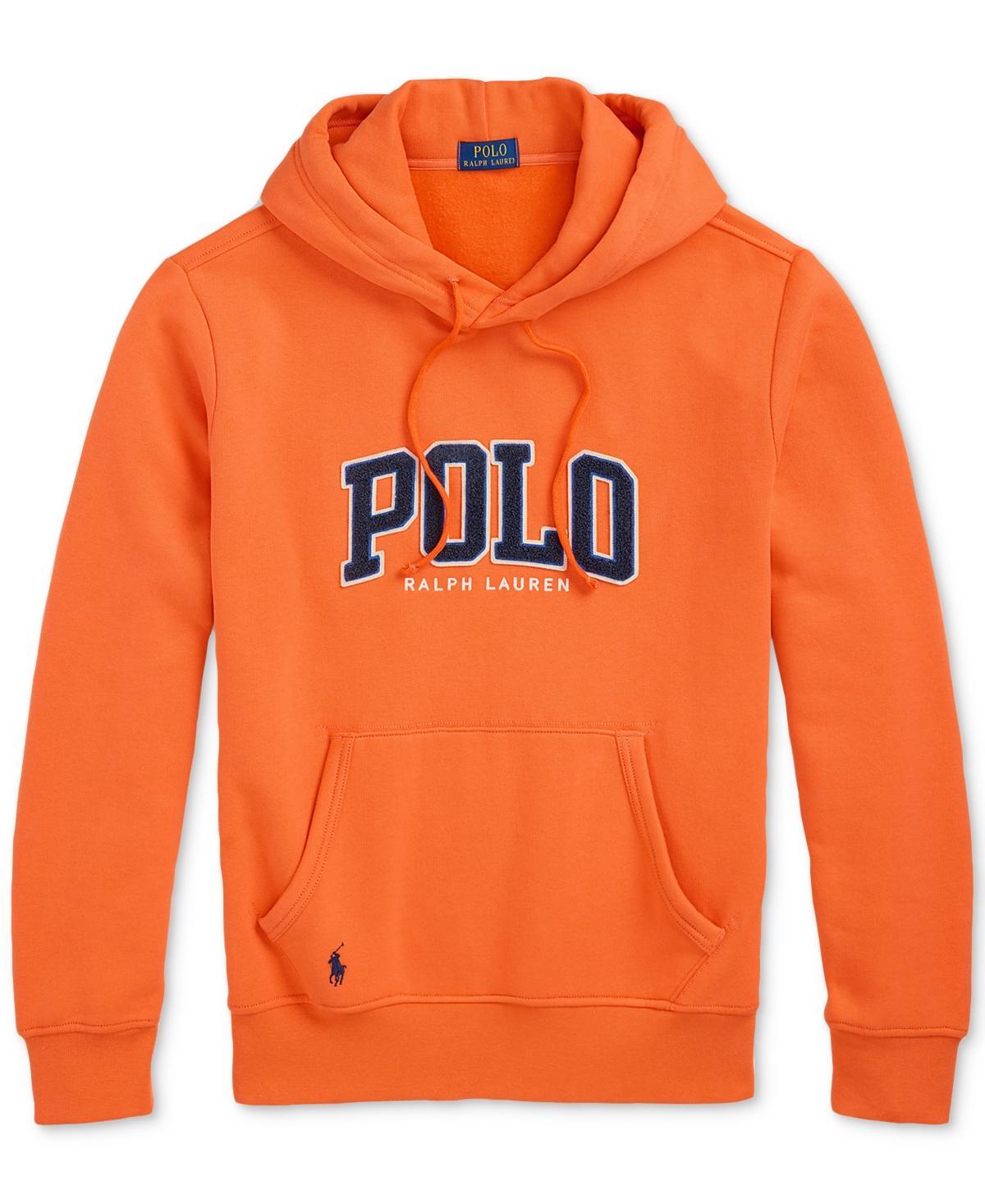 POLO RALPH LAUREN Men's The Rl Fleece Logo Hoodie In Spring Melon Product Image