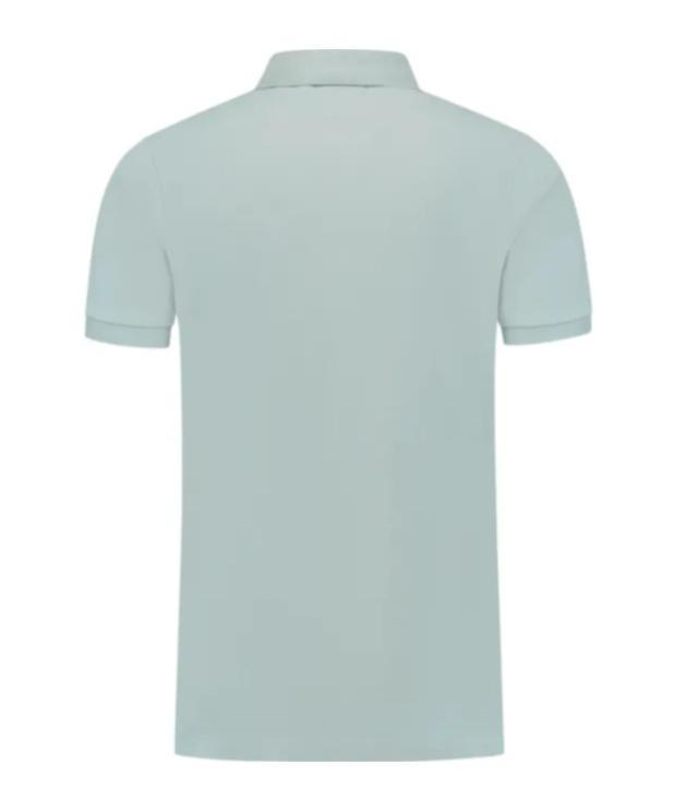 HUGO BOSS Short-sleeved Polo Shirt In Gray Product Image