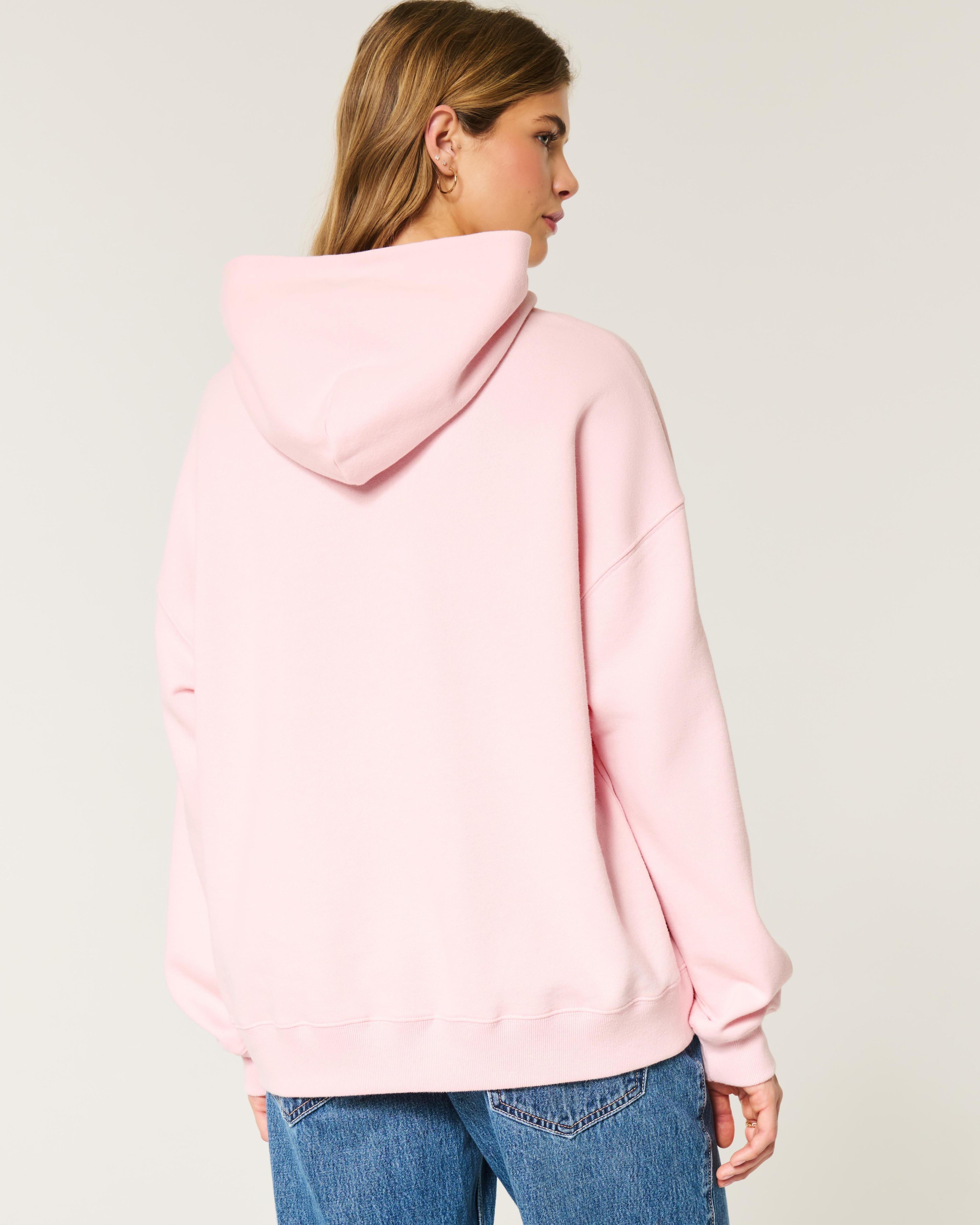 Oversized Number Graphic Hoodie Product Image