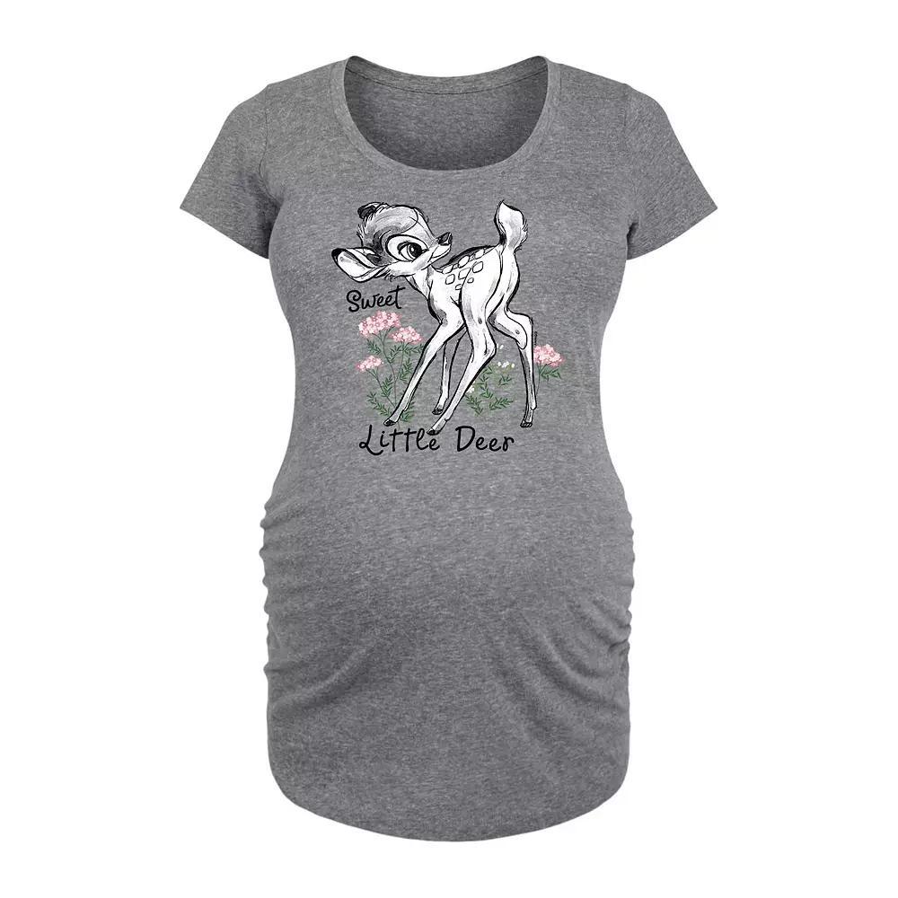 Disney's Bambi Maternity Sweet Little Deer Graphic Tee, Women's,  Product Image