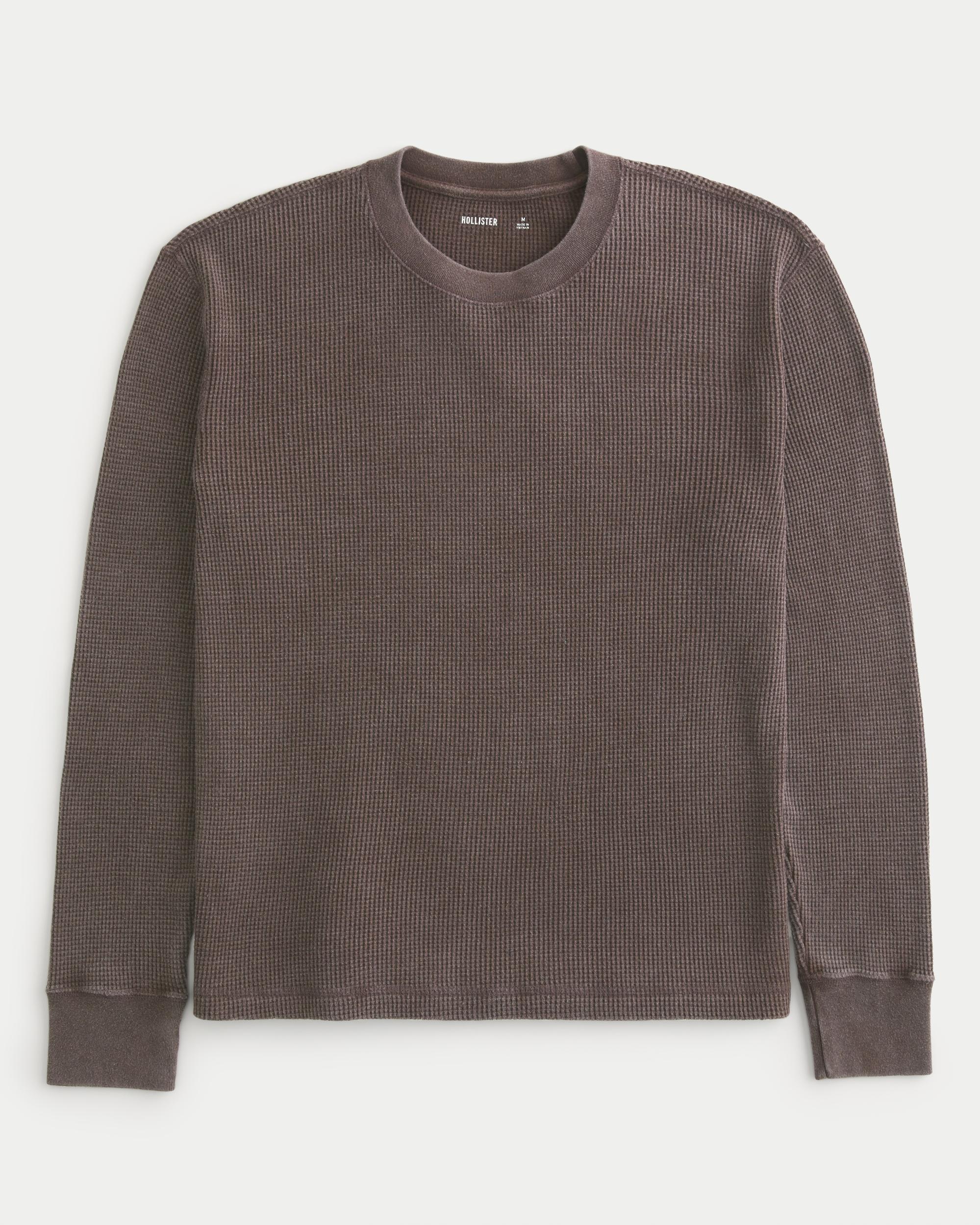 Long-Sleeve Thermal Crew T-Shirt Product Image