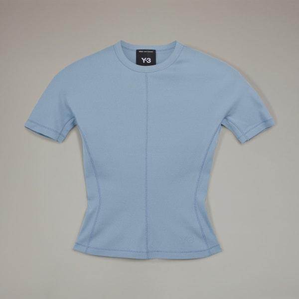 adidas Y-3 Fitted Short Sleeve Tee Black L Womens Product Image