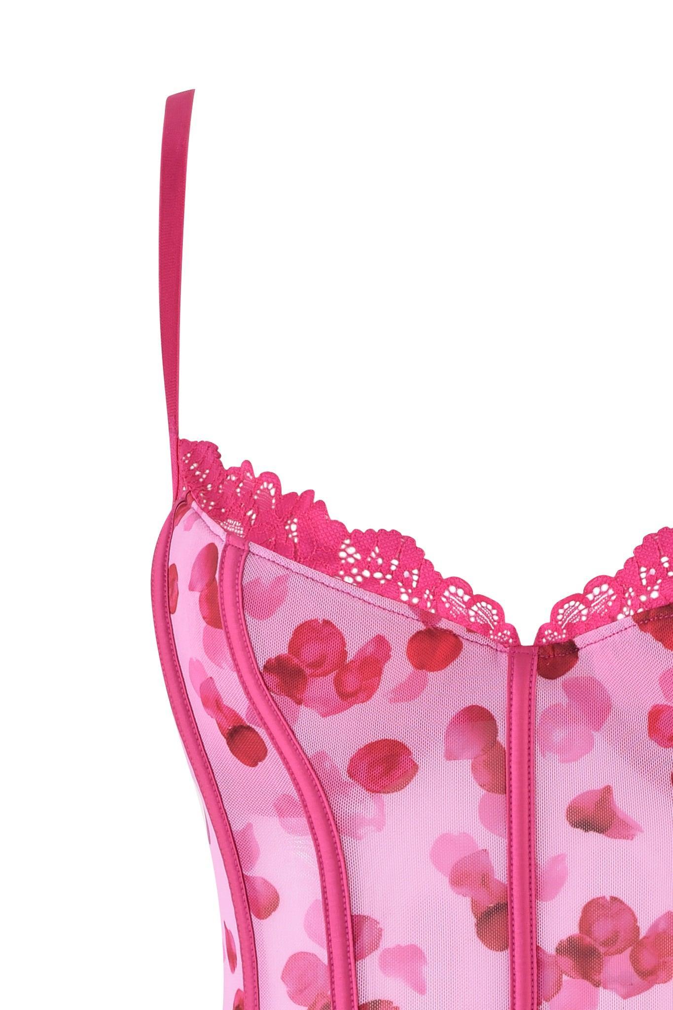 ROSALIA BUSTIER SET - PINK : PRETTY PETAL Product Image