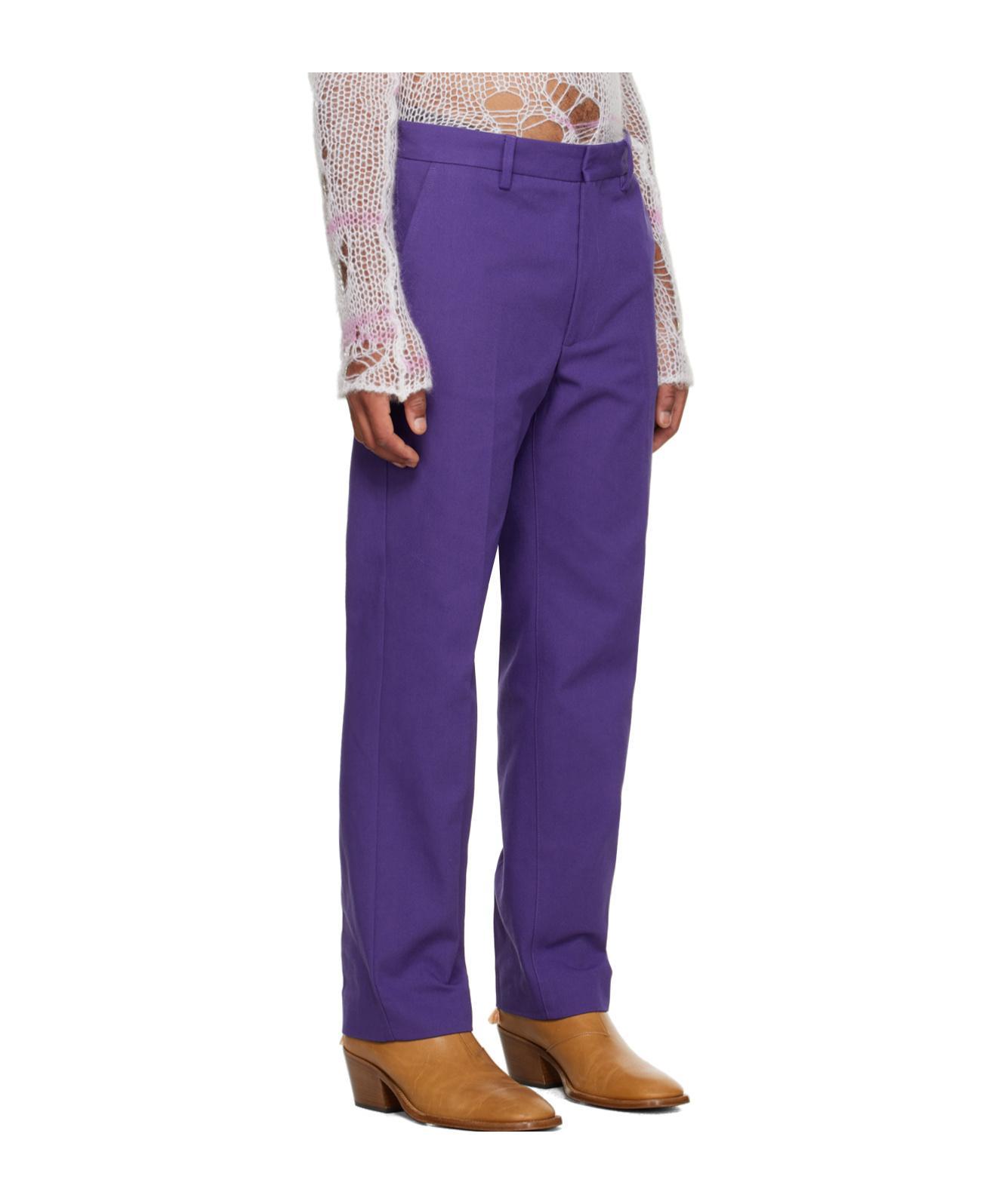 ACNE STUDIOS Purple Three-pocket Trousers In Bmz Electric Purple Product Image