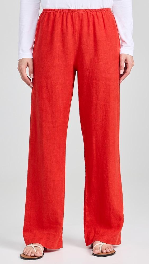 DONNI. The Linen Simple Pants | Shopbop Product Image