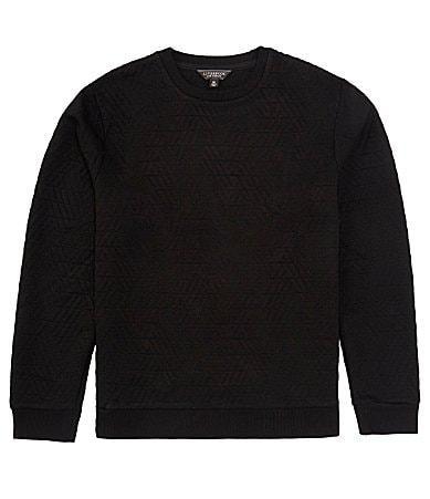 Liverpool Los Angeles Diamond Pattern Pullover Men's Short Sleeve Knit Product Image