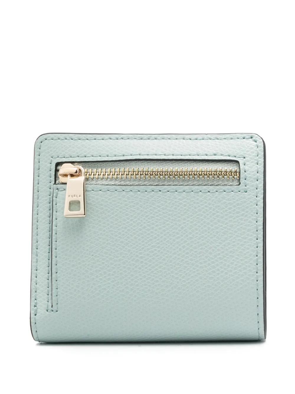 FURLA Camelia S Bi-fold Wallet In Blue Product Image