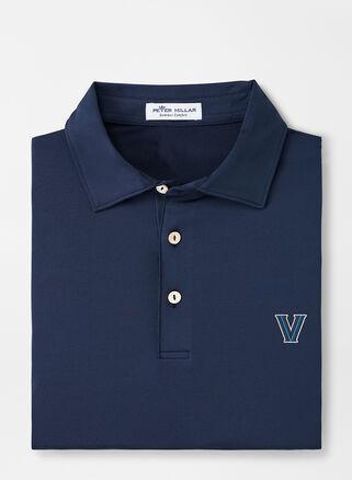 Peter Millar Mens Villanova Solid Performance Jersey Polo | Color: Navy | Size: XXL Product Image