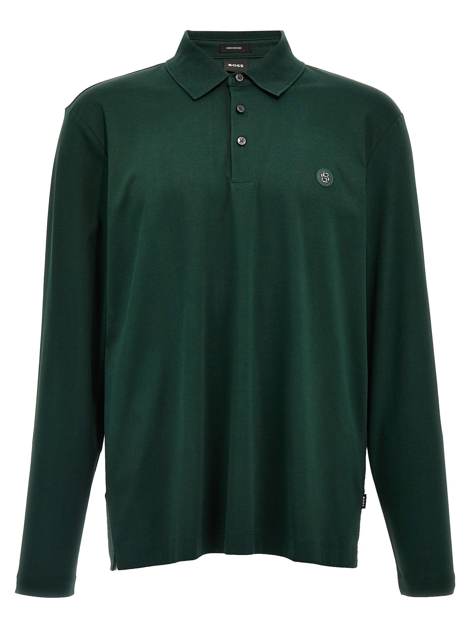 HUGO BOSS Paley 01 Polo Shirt In Green Product Image