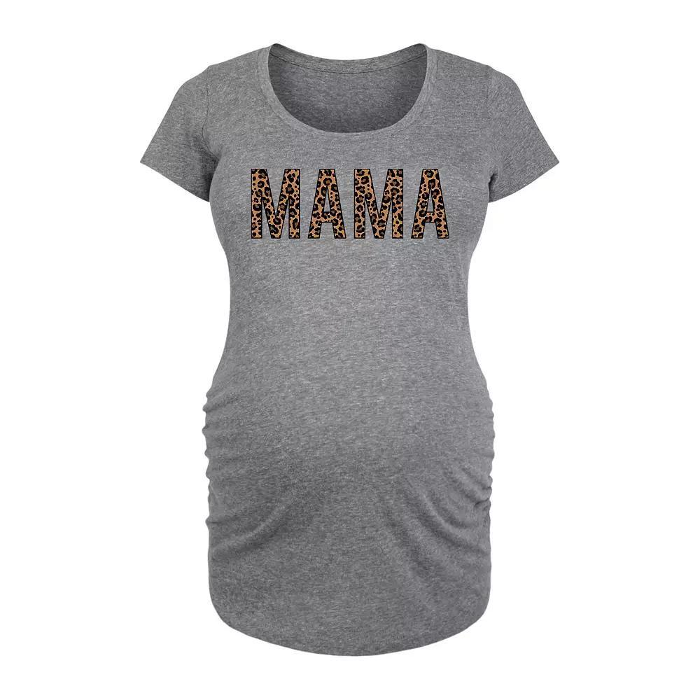Maternity Mama Leopard Graphic Tee, Women's,  Product Image