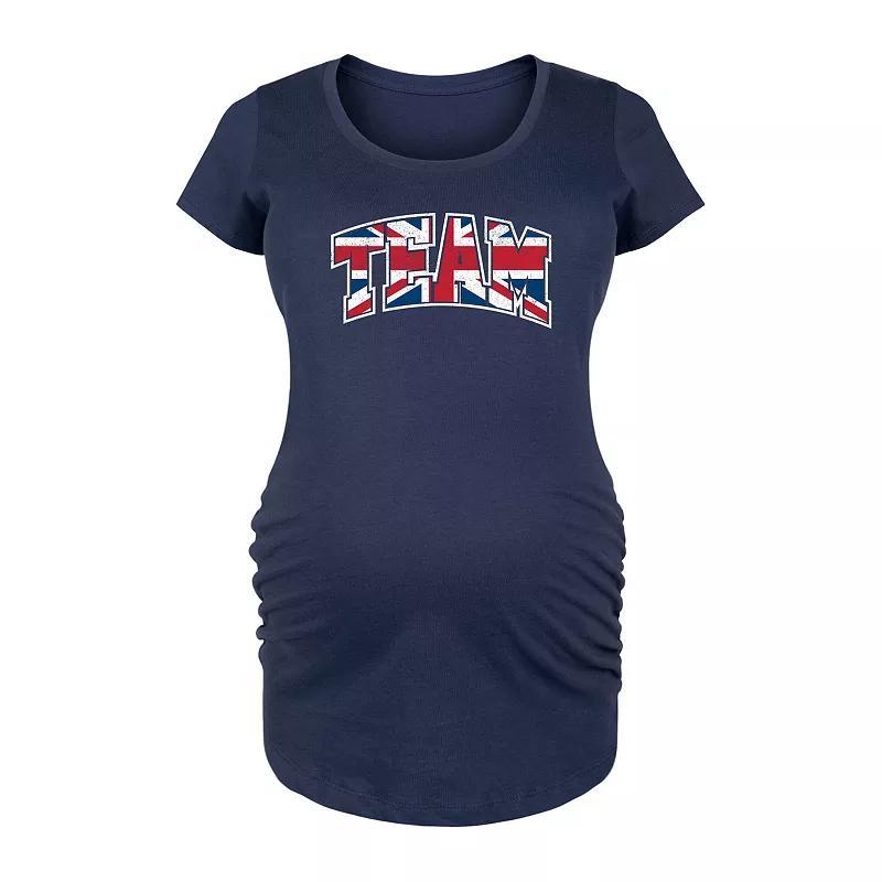 Maternity Team Great Britain Graphic Tee, Women's, Size: XXL-MAT, Blue Product Image