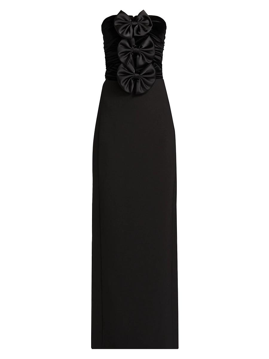 Womens Constance Bow Cut-Out Column Gown Product Image