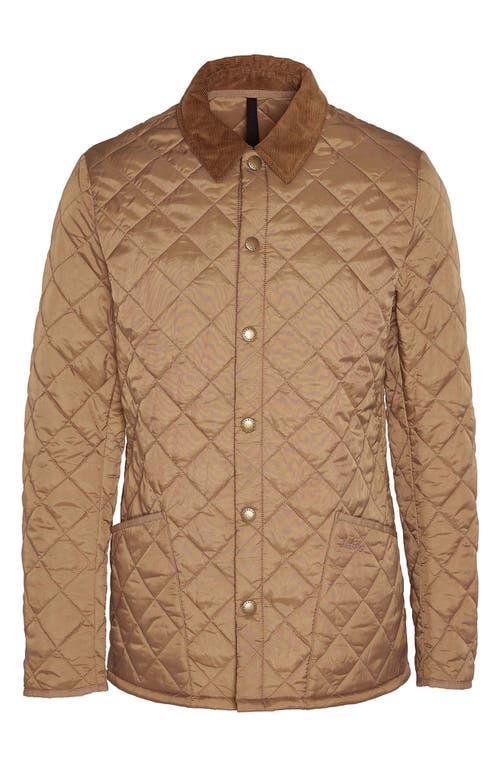 BARBOUR Heritage Liddesdale Quilted Jacket In Sandstone Product Image