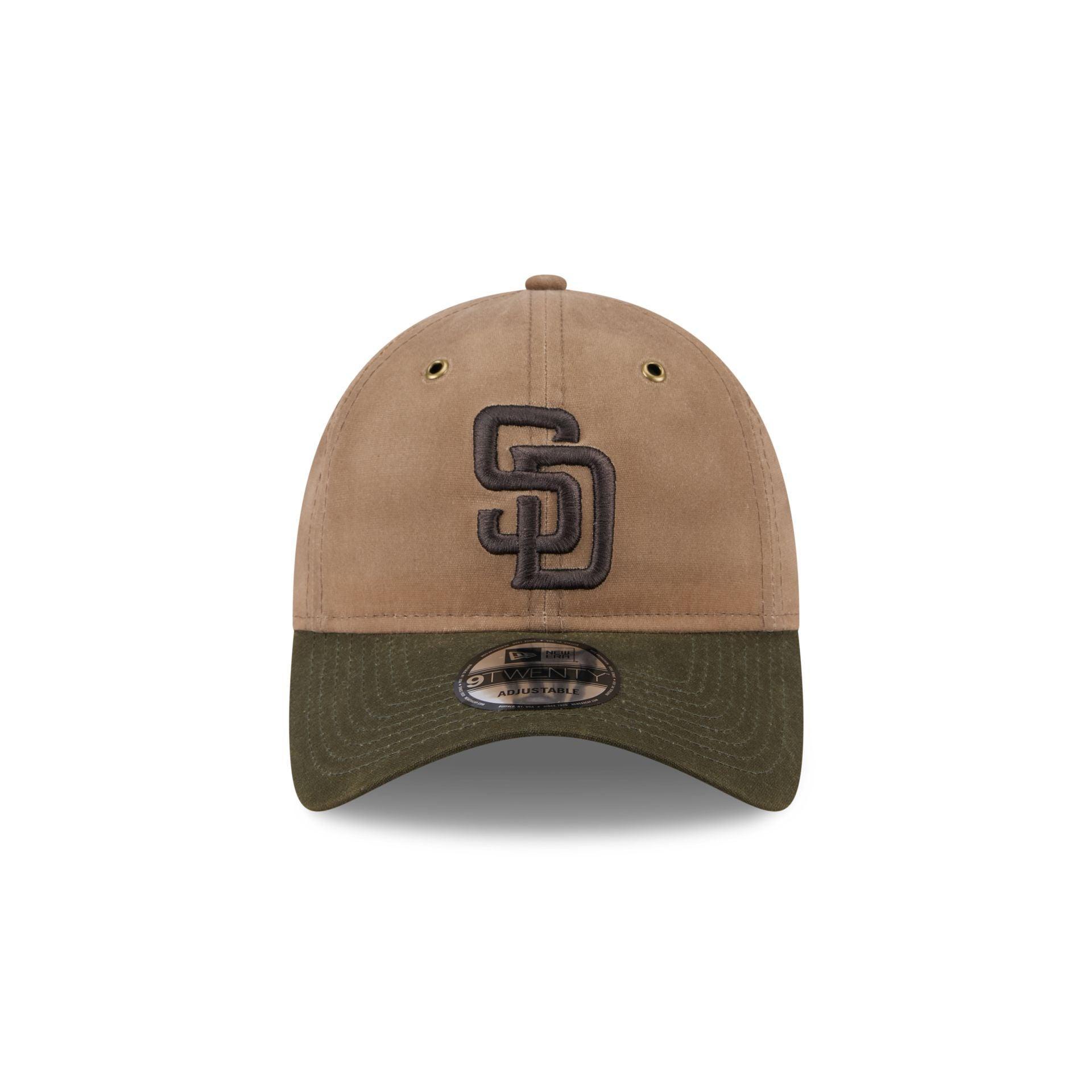 San Diego Padres Wax Canvas 9TWENTY Adjustable Hat Male Product Image