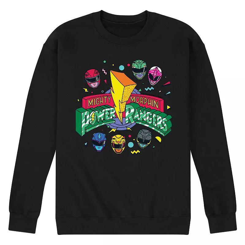 Men's Power Rangers 90's Logo Fleece Sweatshirt,  Product Image