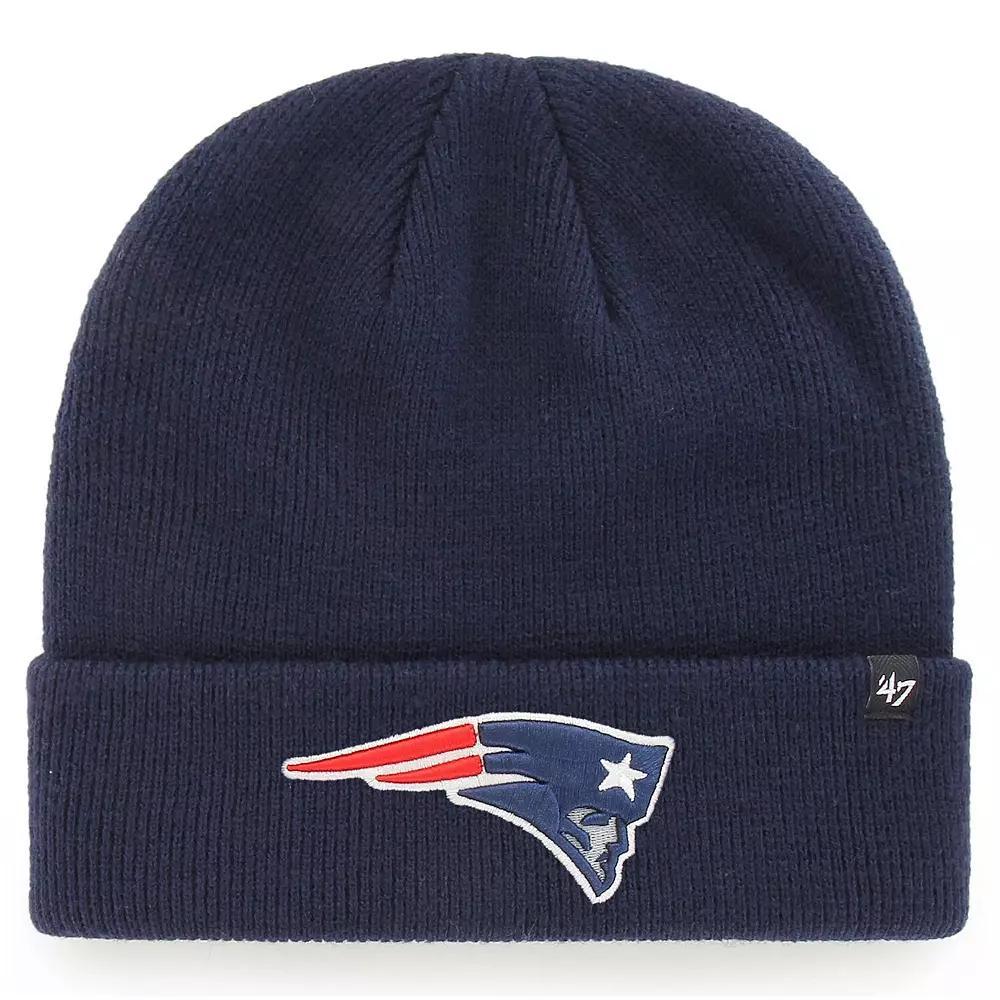 Men's '47 Navy New England Patriots Primary Basic Cuffed Knit Hat, Blue Product Image