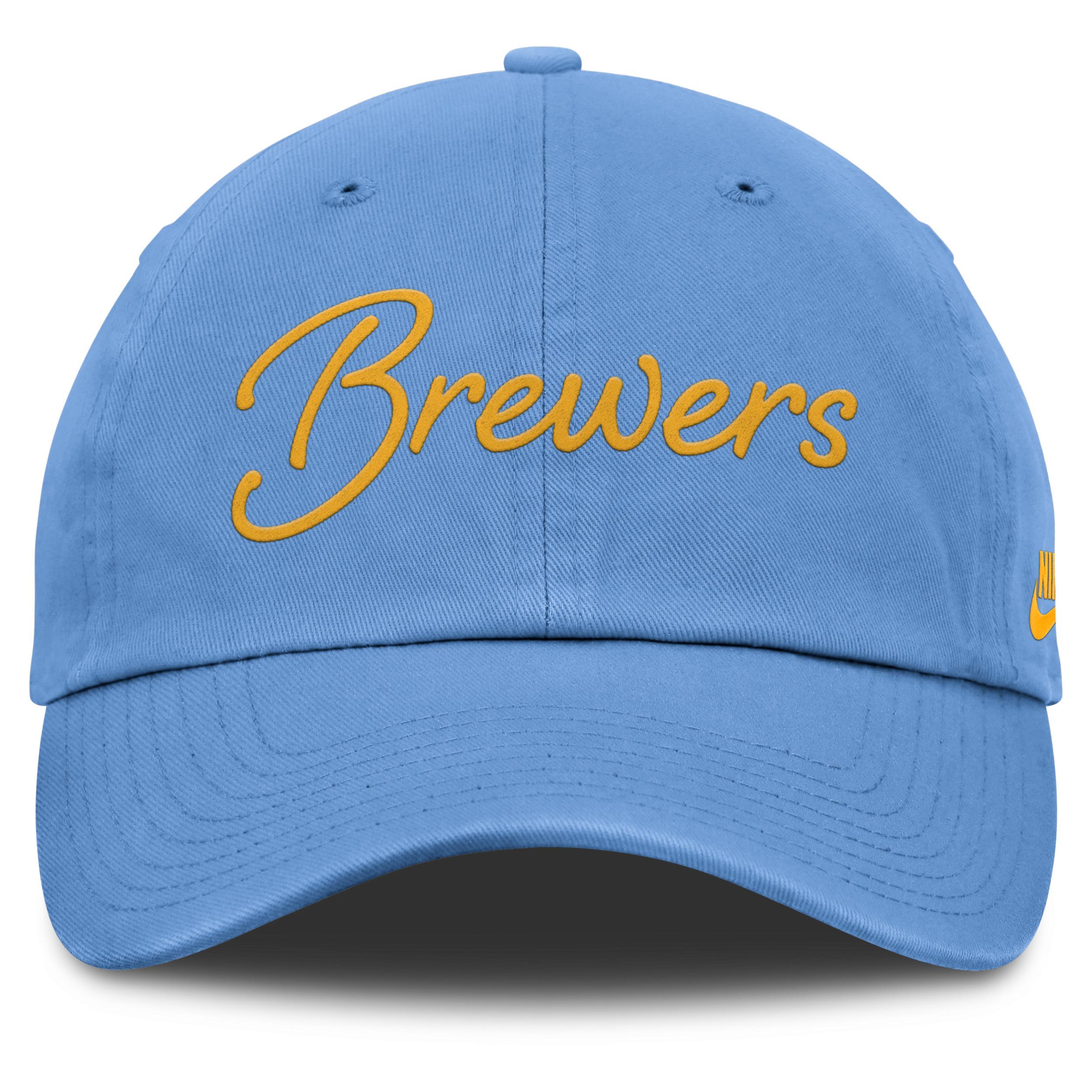 Milwaukee Brewers Cooperstown Script Nike Women's MLB Adjustable Hat Product Image