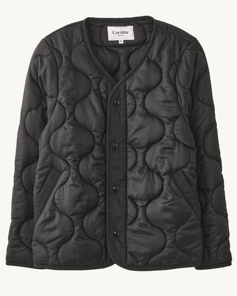Quilted Liner Jacket - Black Product Image