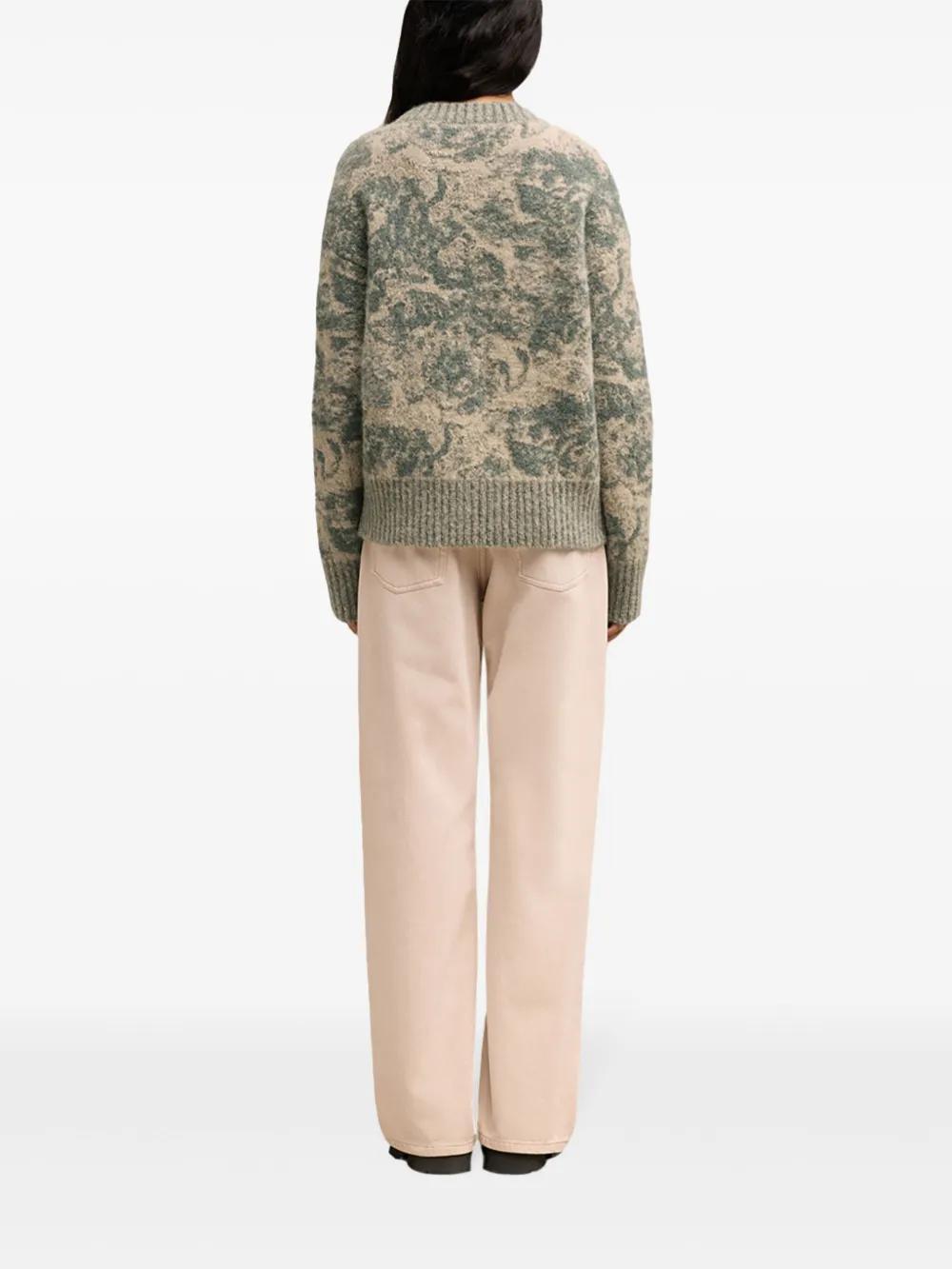 jacquard wool blend jumper Product Image