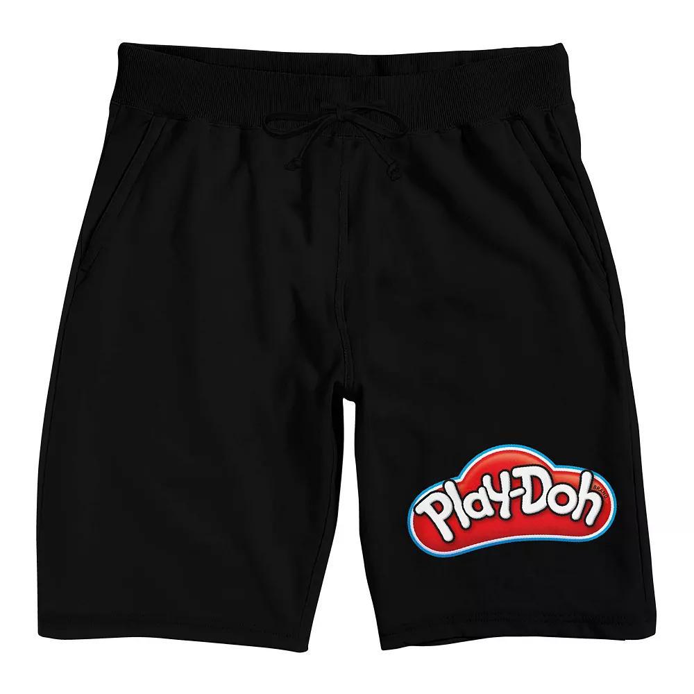 Men's Play-Doh Logo Sleep Shorts, Size: XL, Black Product Image