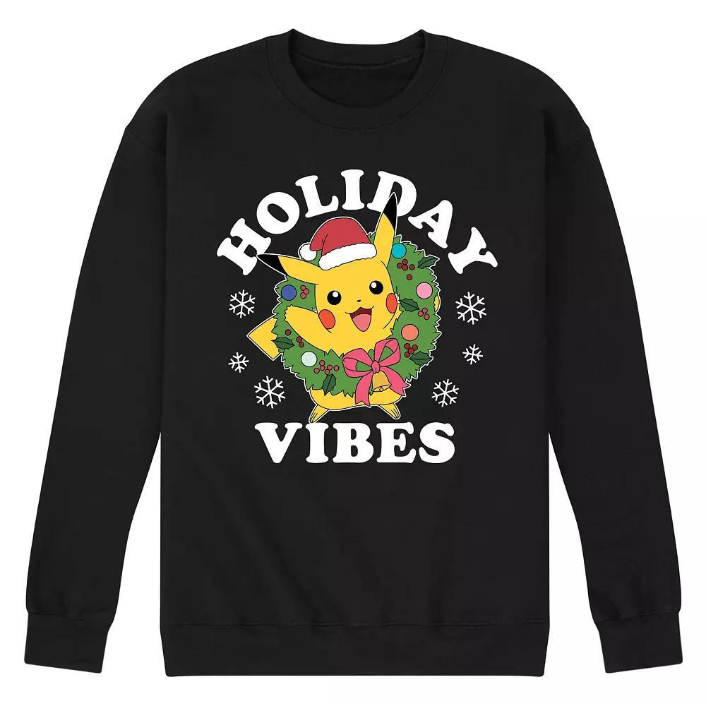 Men's Pokemon Holiday Vibes Sweatshirt,  Product Image