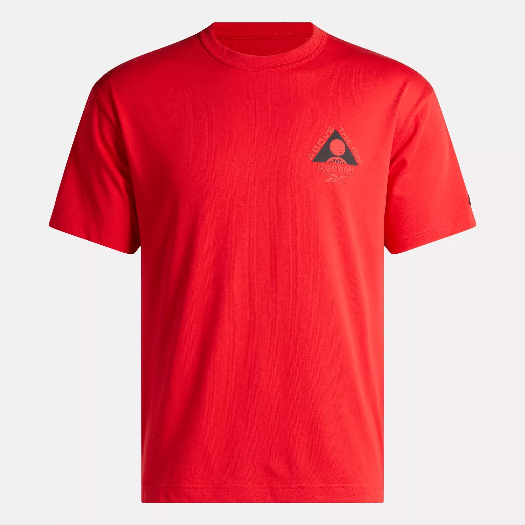 Men's Above the Rim Basketball T-Shirt Male Product Image