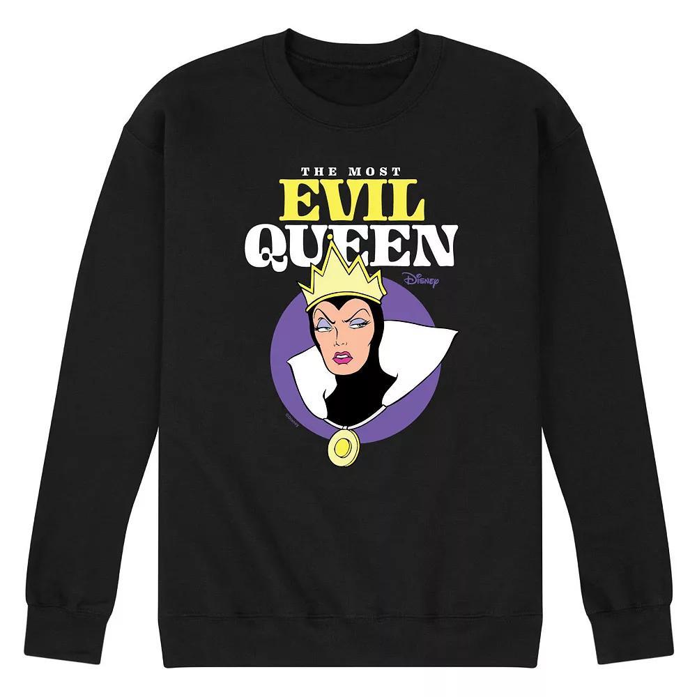 Disney Villains Men's Most Evil Queen Fleece Graphic Tee,  Product Image