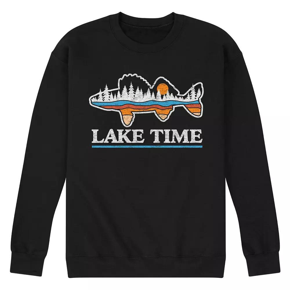 Men's Lake Time Graphic Sweatshirt,  Product Image