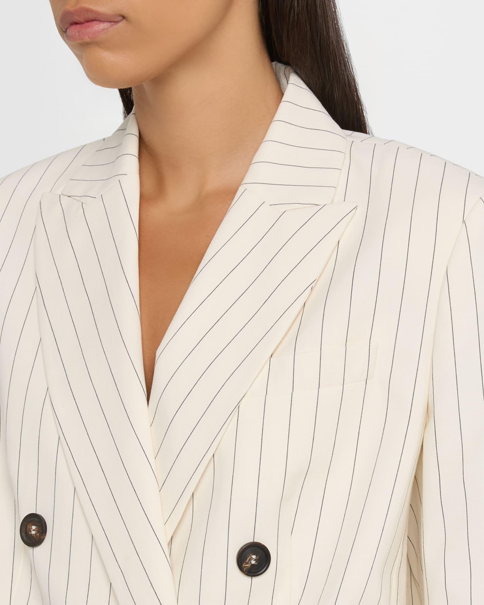 Pinstripe Double-Breasted Jacket Product Image