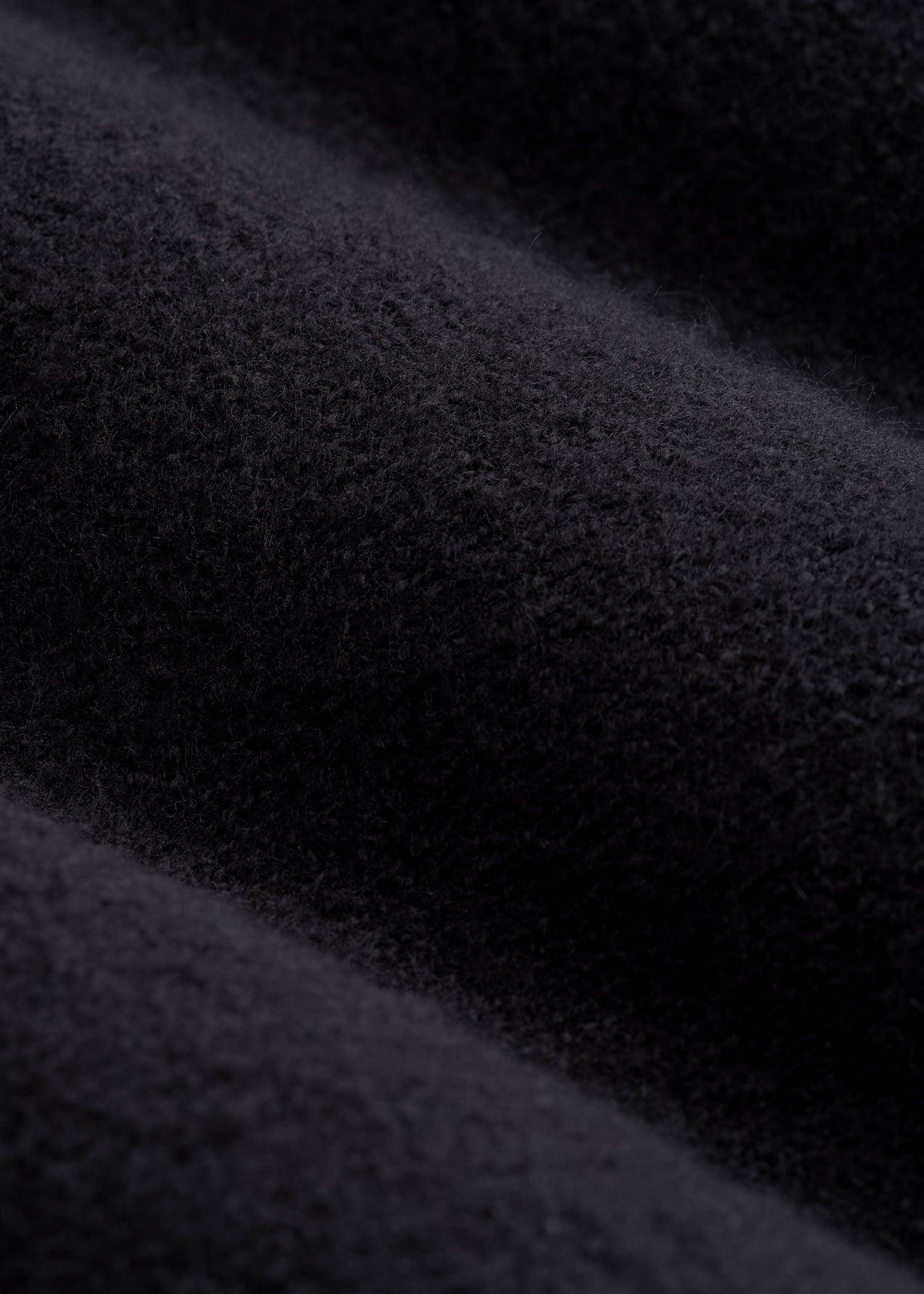 Rolled Mock Neck Sweater for Tall Women in Black Female Product Image