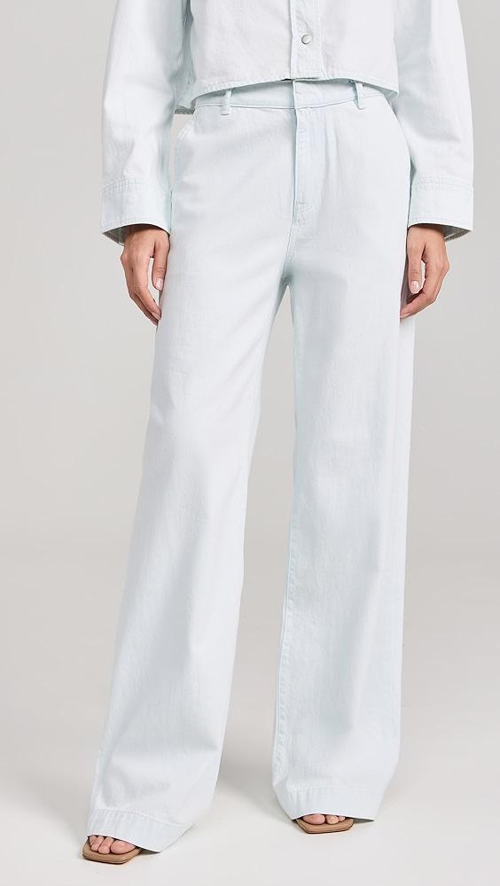 Vince Washed Wide Leg Trousers | Shopbop Product Image