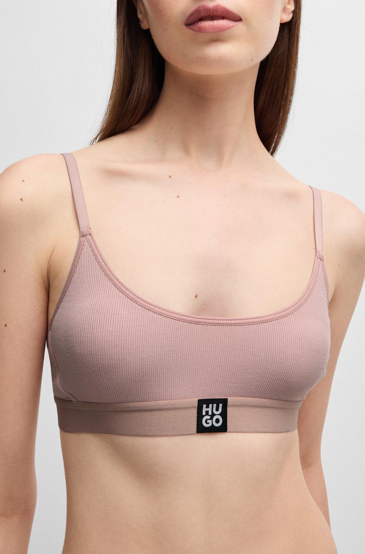 Stretch-modal bralette with logo waistband Product Image