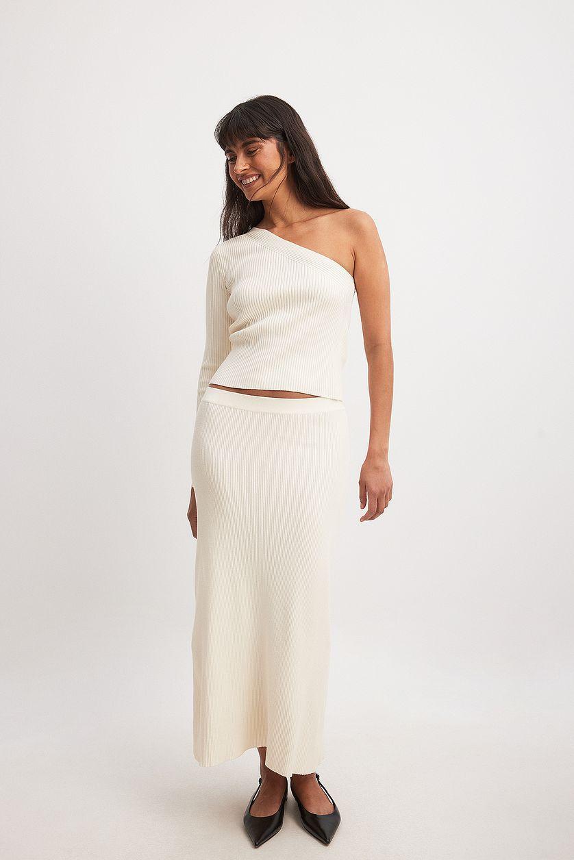 Knitted Midi Skirt Product Image