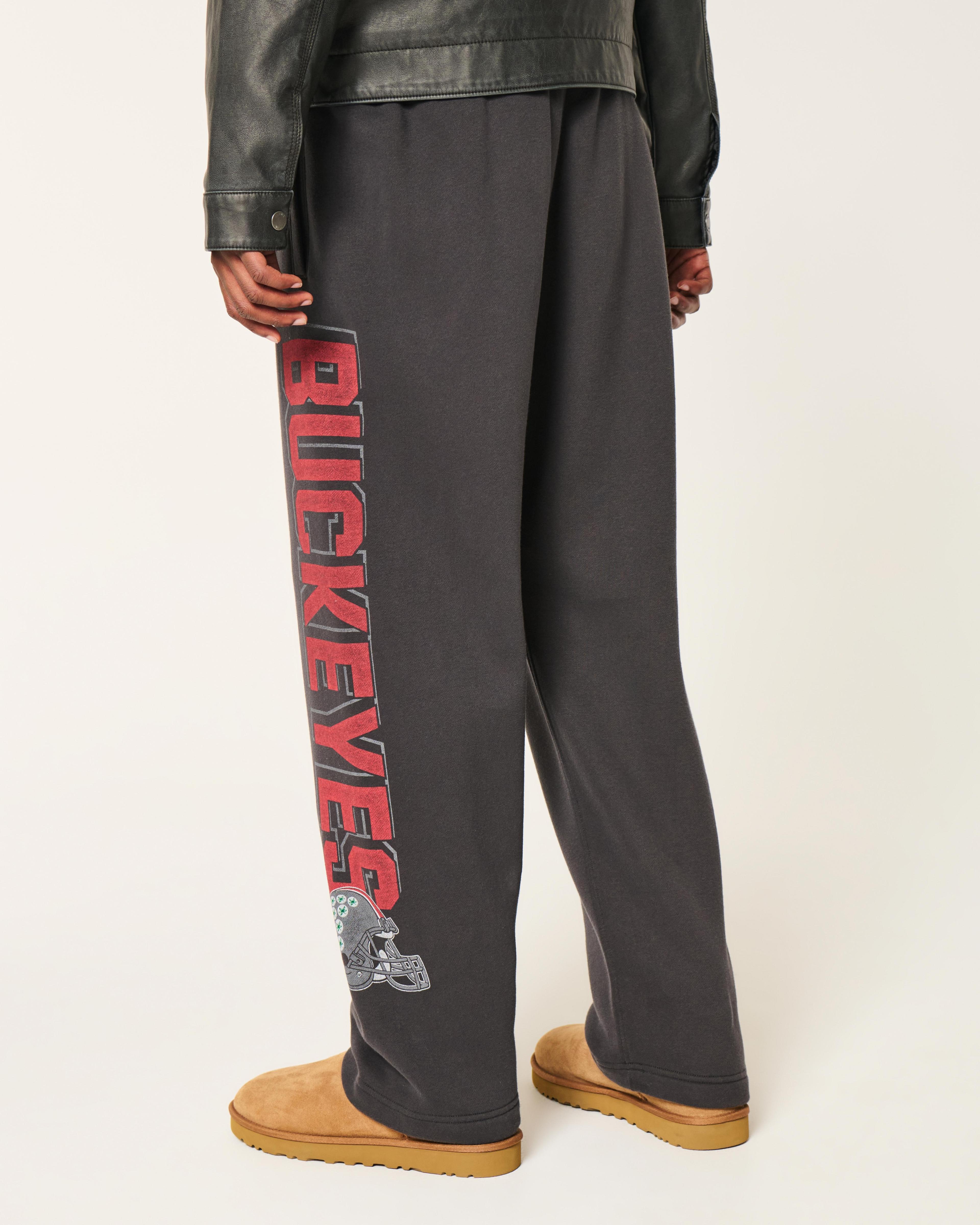 University of Wisconsin Badgers Graphic Baggy Sweatpants Product Image