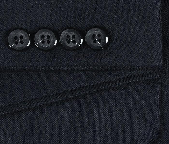 (Limited Sizes) 100% Virgin Wool Regular Fit Navy Suit Product Image