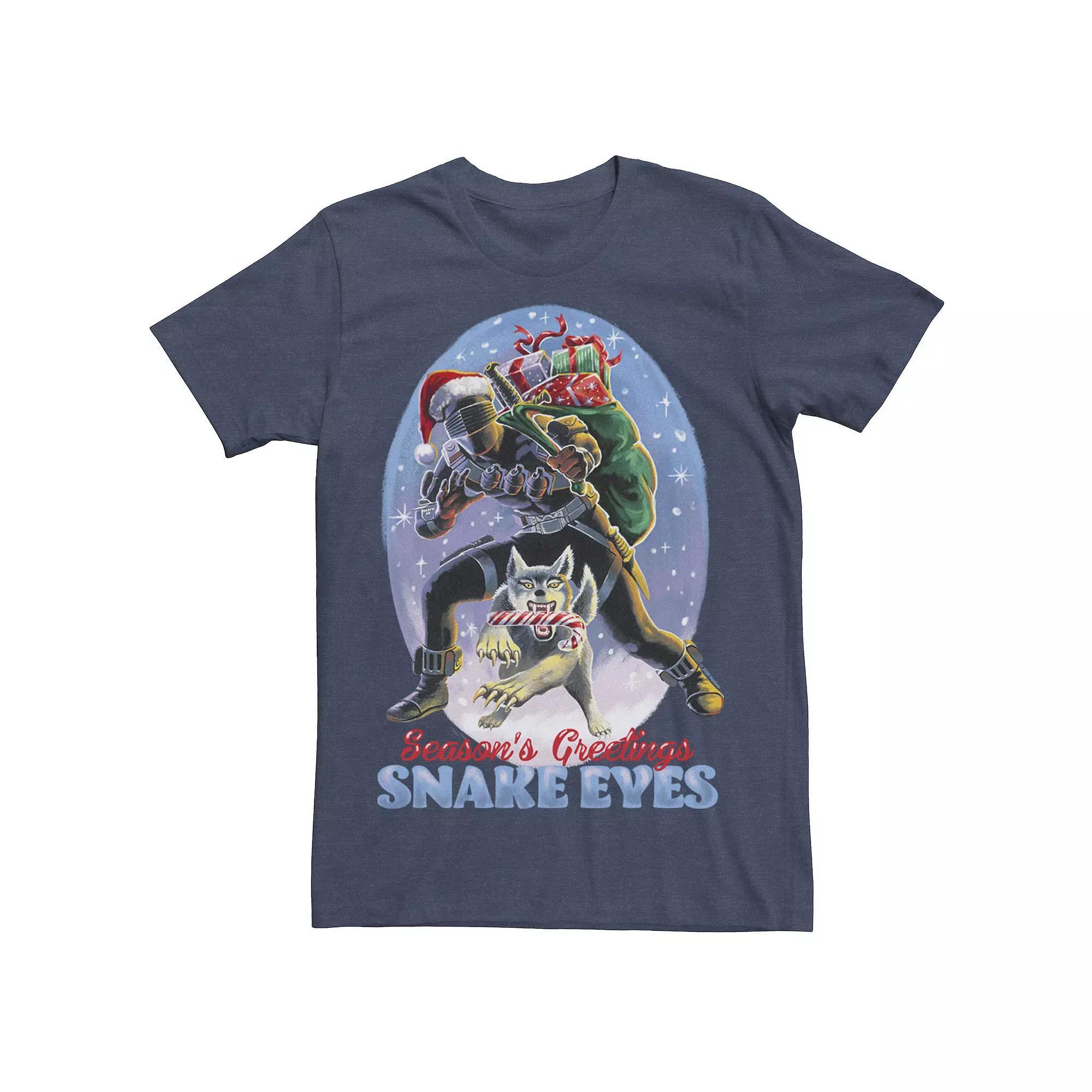 Men's G.I. Joe Christmas Snake Eyes Season's Greetings Tee,  Product Image