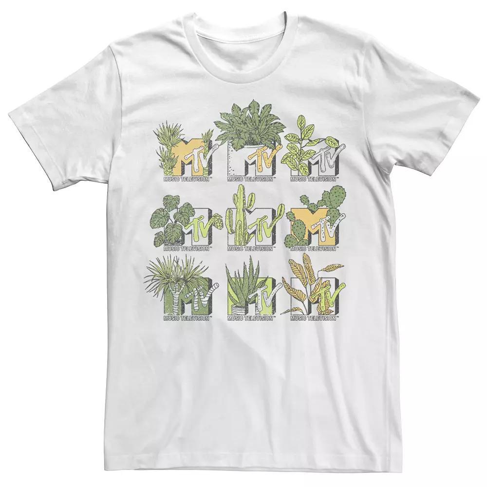 Big & Tall MTV Succulent Grid Logo Tee, Men's,  Product Image