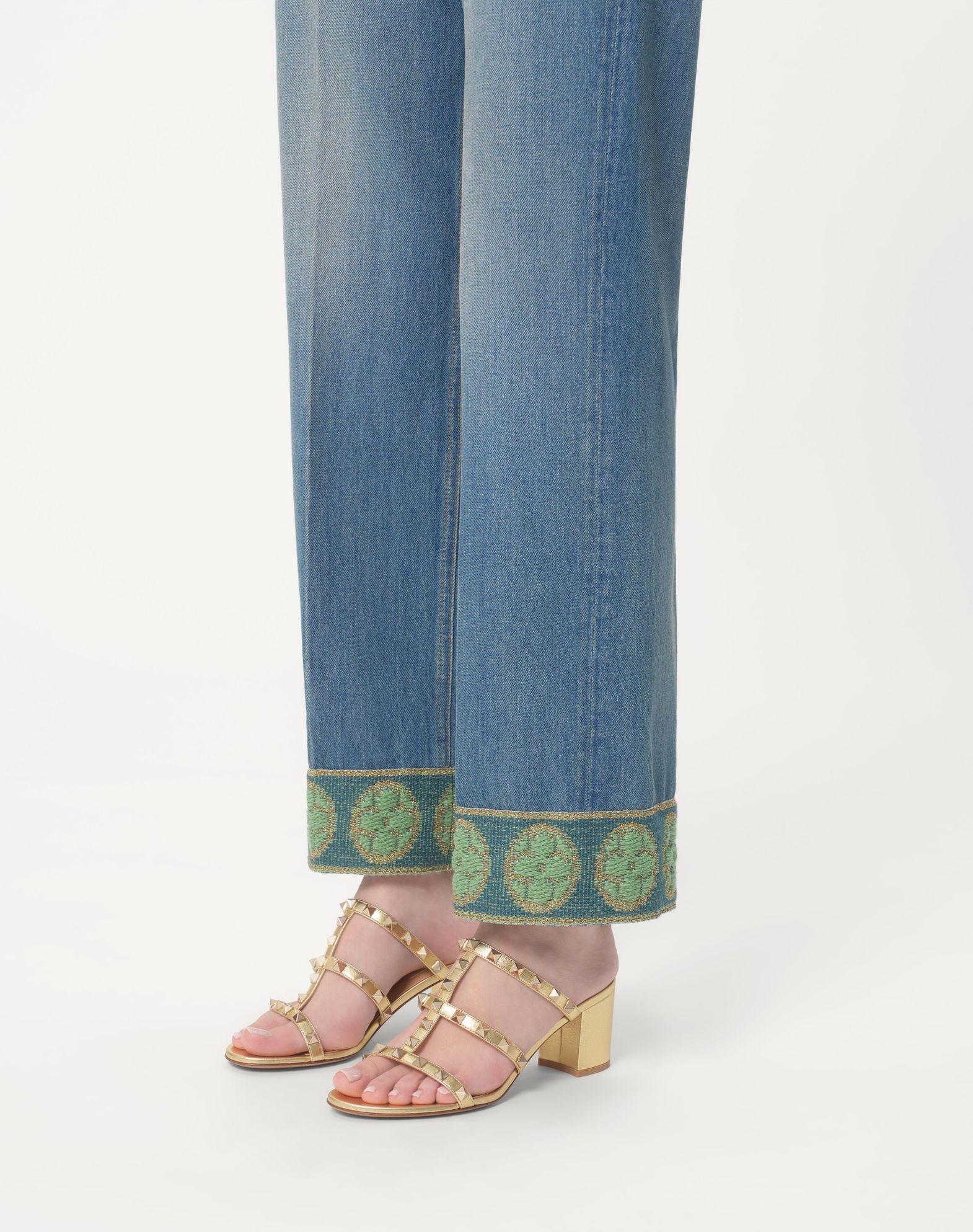 Rockstud Slide Sandal In Laminated Nappa 60Mm Product Image