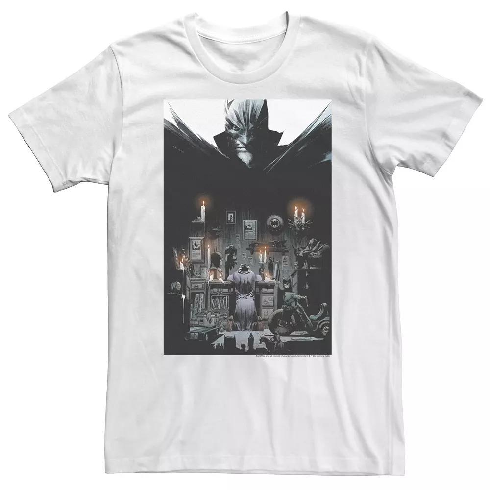 Big & Tall DC Comics Batman & The Joker Comic Poster Tee, Men's, Size: Large Tall, White Product Image