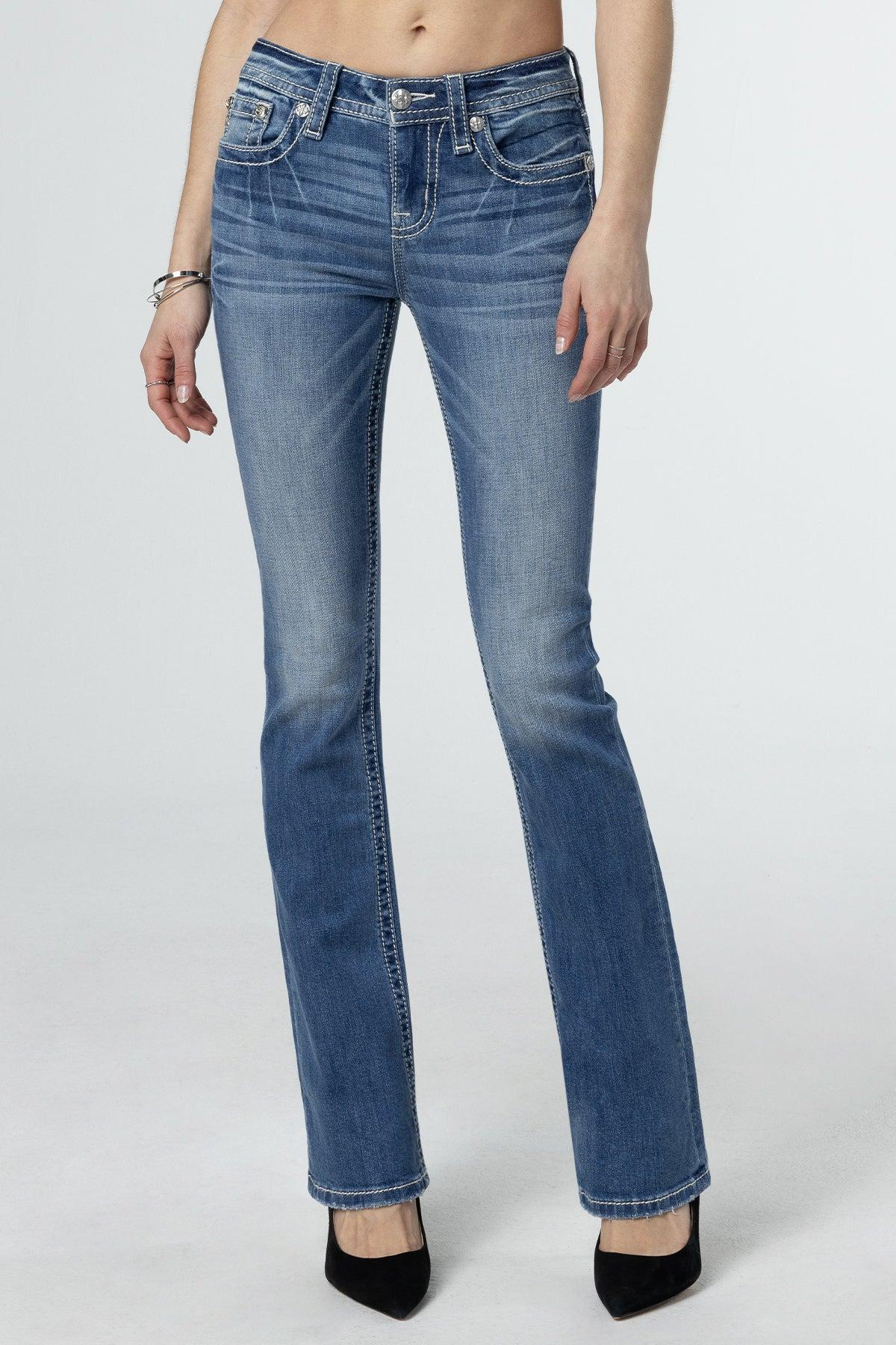 Floral Bloom Bootcut Jeans Product Image