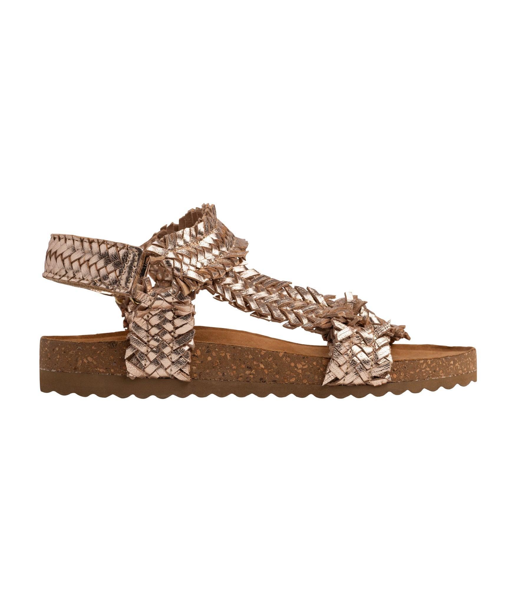 River Dance Woven Sandal in Champagne (Online Exclusive) Product Image