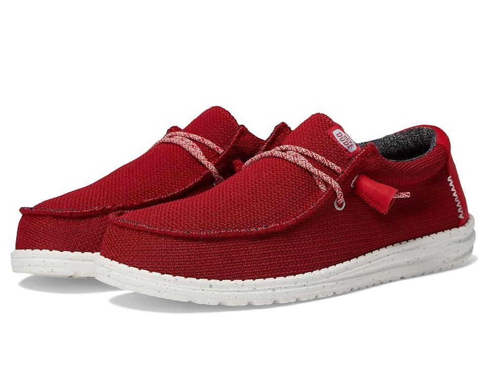 Hey Dude Mens Wally Sport Mesh Casual Moccasin Sneakers from Finish Line Product Image