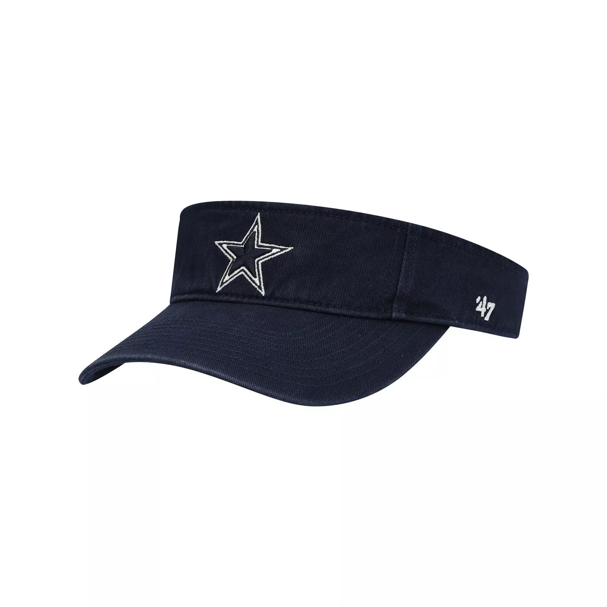 Men's '47 Navy Dallas Cowboys Clean Up Visor, Blue Product Image