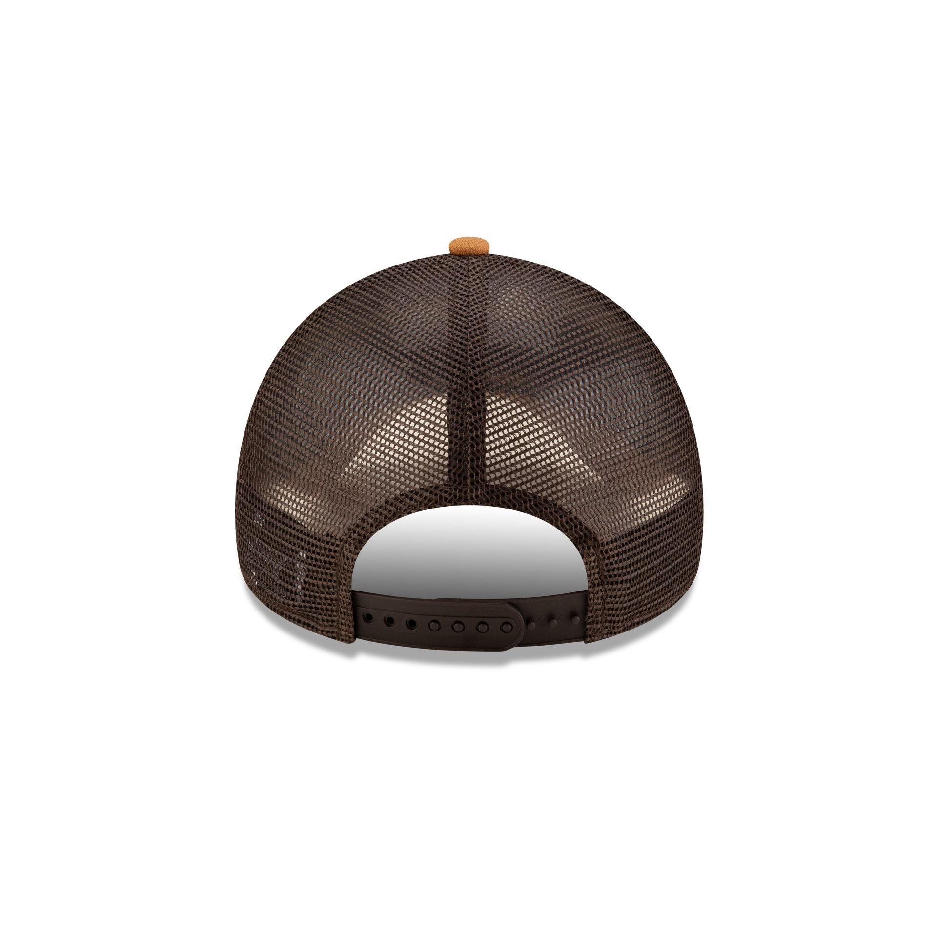 New Era Cap Brown Duck Canvas 9FORTY A-Frame Trucker Male Product Image