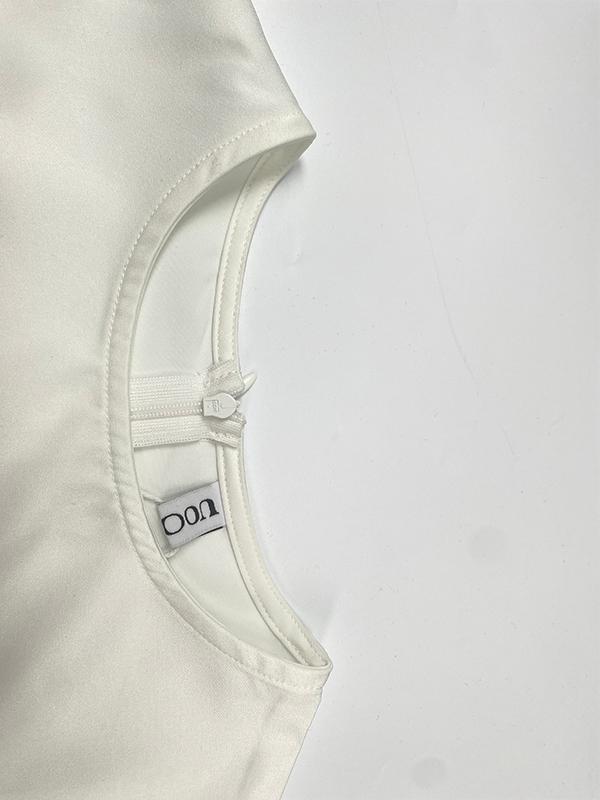 Long Sleeves Loose Elasticity Flower Print Round-Neck Maxi Dresses Product Image