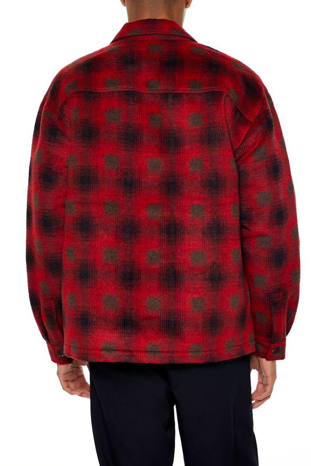 Plaid Drop-Sleeve Shacket | Forever 21 Product Image