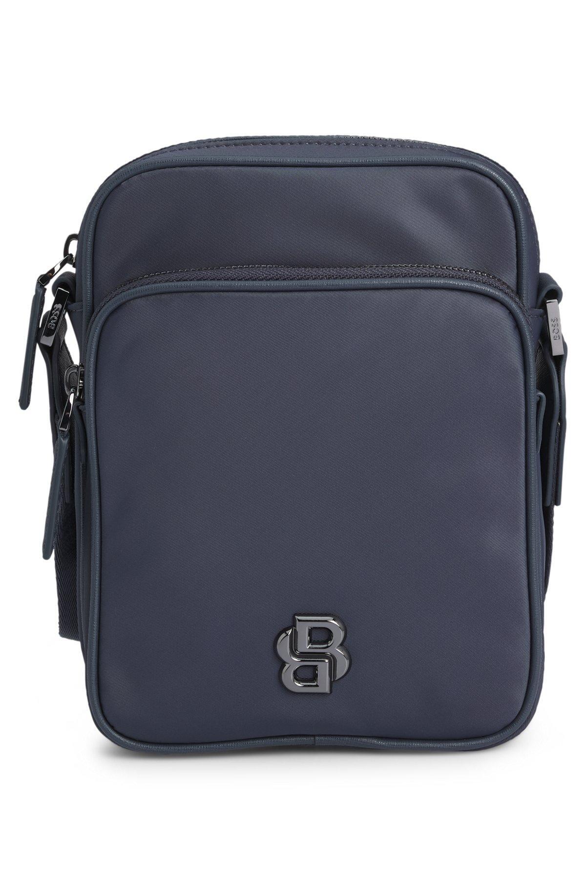 Twill reporter bag with Double B monogram Product Image