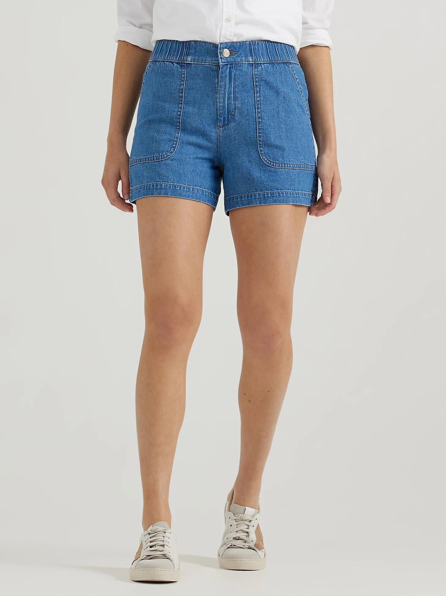 Women's Ultra Lux Comfort High Rise Pull-On Utility Short | Women's Shorts | Lee® Product Image